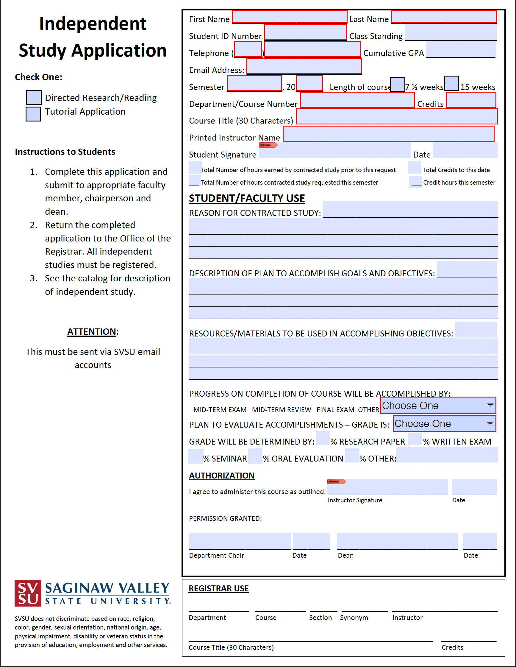Link to IS form