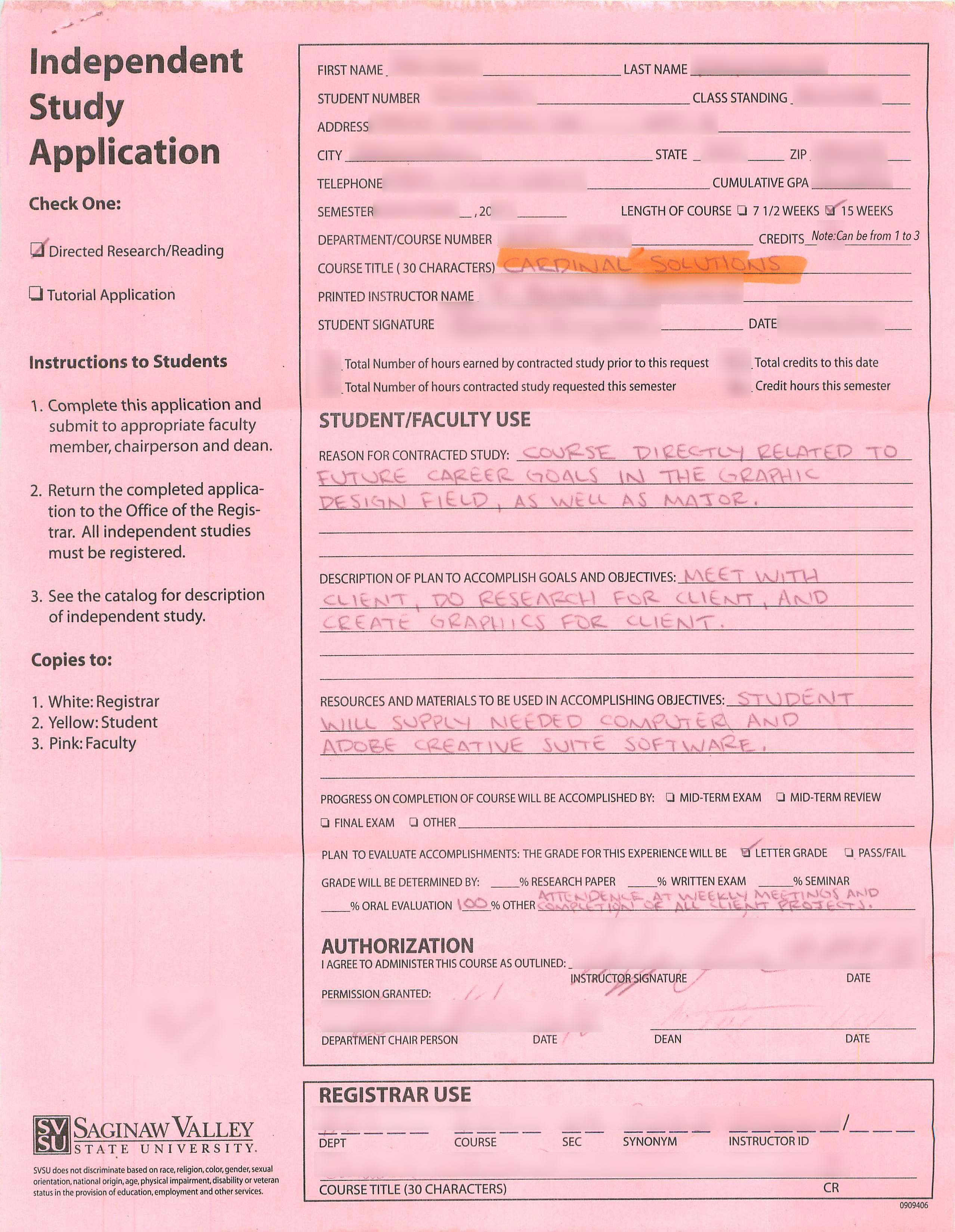 sample image of form