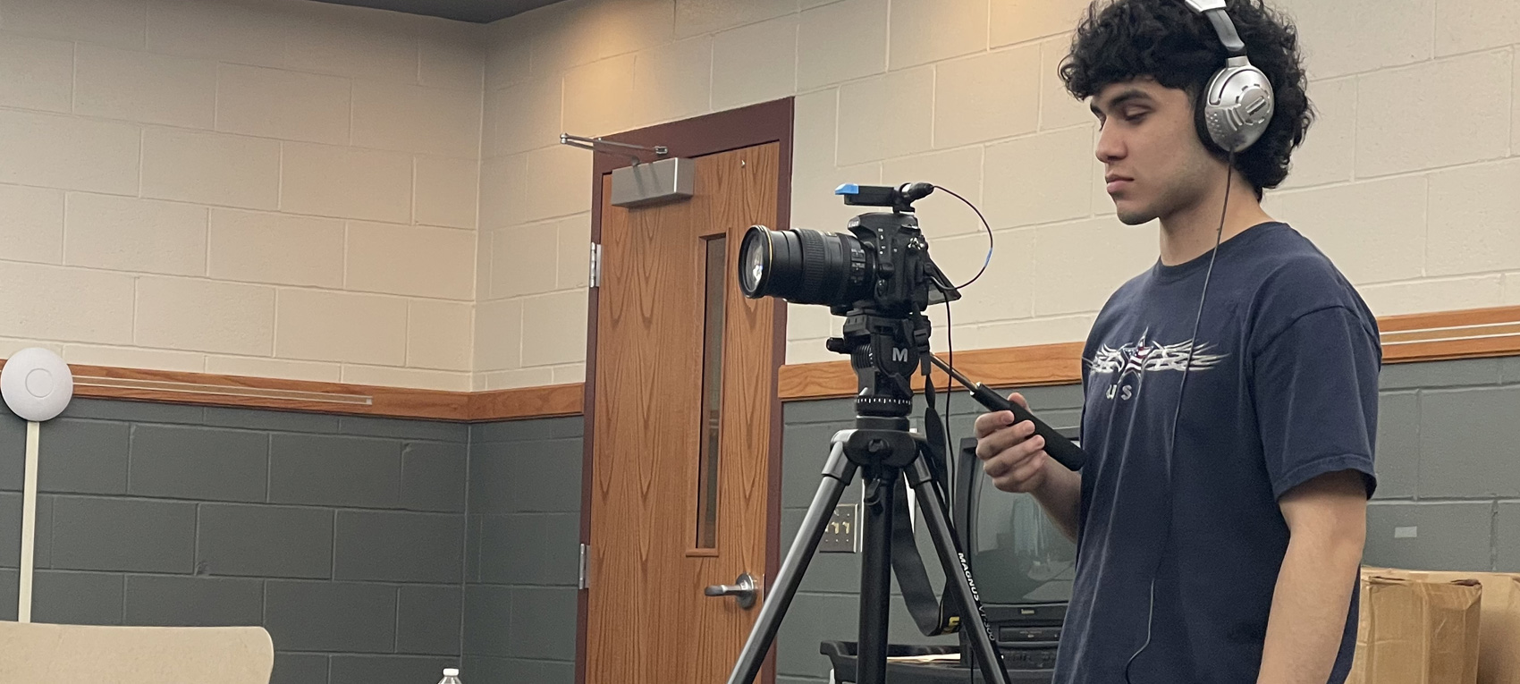 drian Sanchez records video for HSC campaign short films